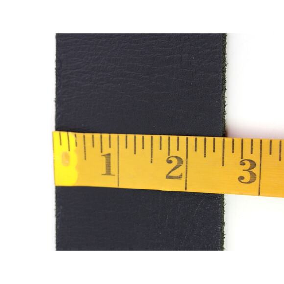 SADDLE BLACK GENUINE LEATHER 2 1/2"Wd CLASSIC CASUAL DRESS MEN'S BELT Sz 52 (G53 - Picture 7 of 11